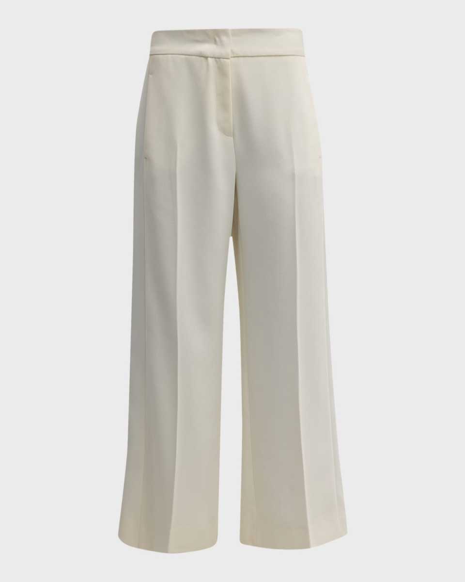 Grace Cropped Wide-Leg Trousers
